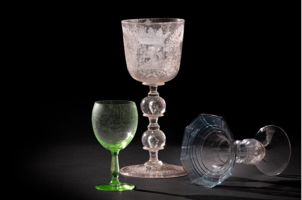 Huilend glas