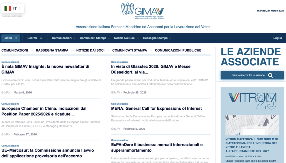 Italiaanse glasindustrie